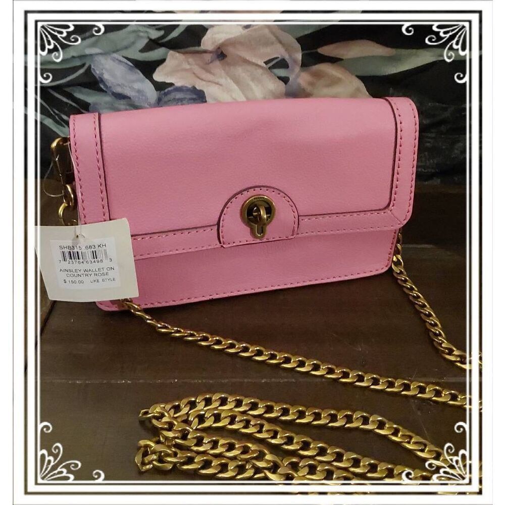 NWT~Fossil Ainsley Wallet on Country Rose~$115 Retail Value